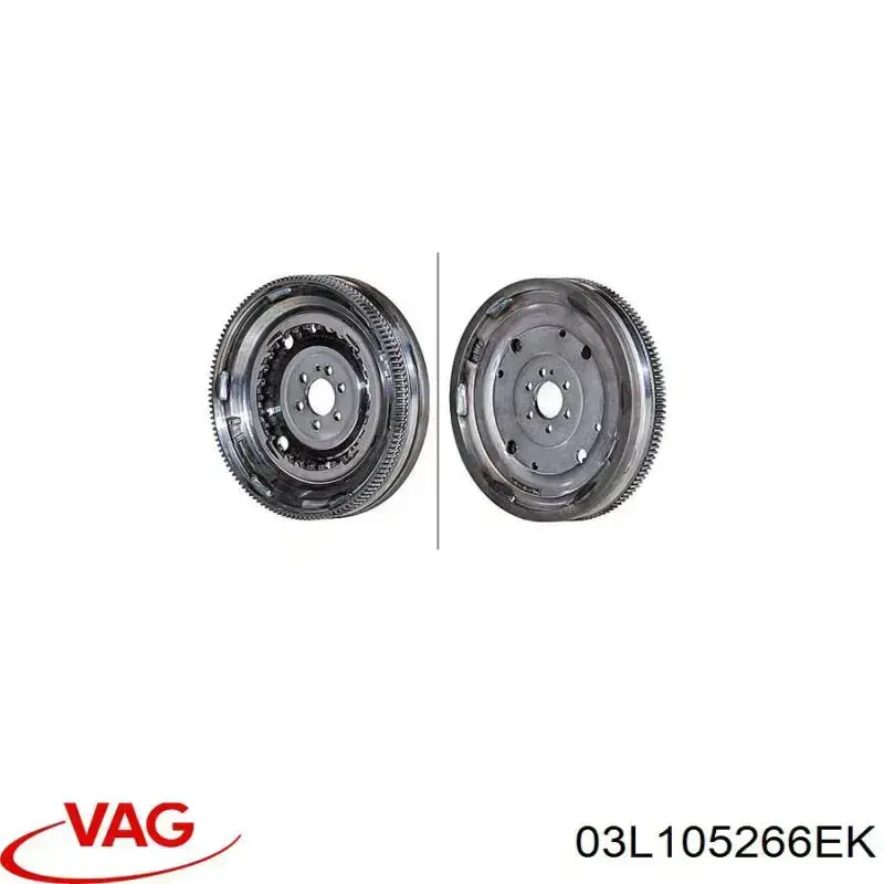Do koszyka 03L105266EK VAG Koło zamachowe silnika