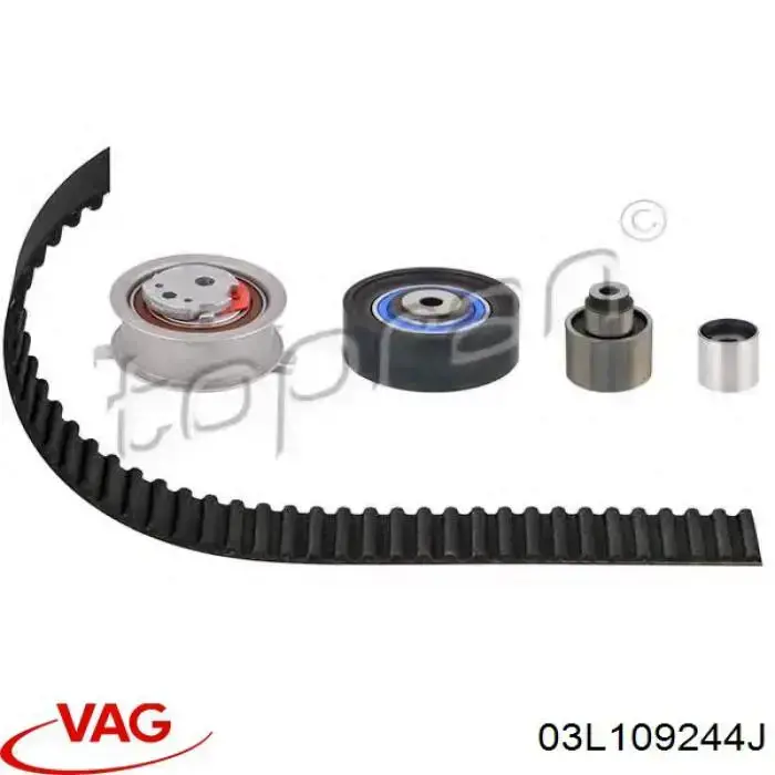 Do koszyka 03L109244J VAG Rolka prowadząca kierunkowa paska rozrządu