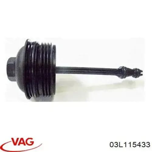 Do koszyka 03L115433 VAG Pokrywa filtra oleju