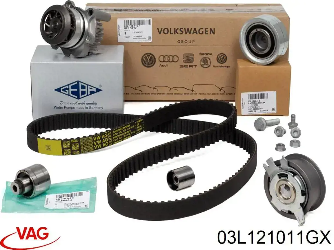 03L121011GX VAG Pompa chłodząca wodna