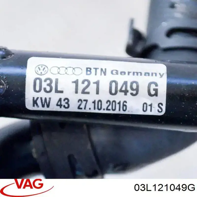 Przewód (króciec) układu chłodzenia VAG 03L121049G cena, od 296,87 USD