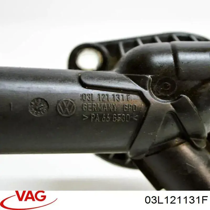 Do koszyka 03L121131F VAG Kołnierz układu chłodzenia (trójnik)