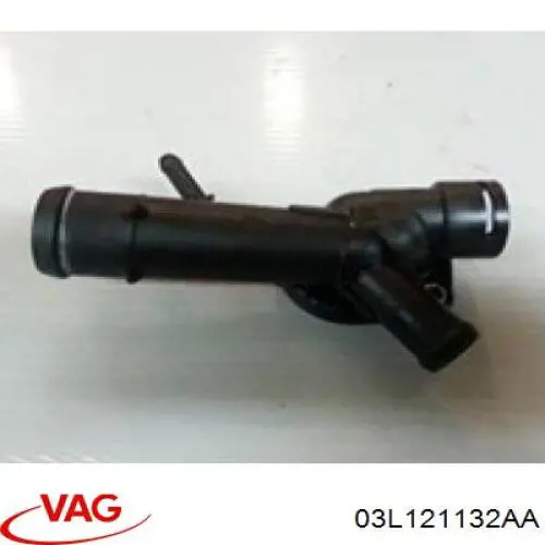 Kołnierz układu chłodzenia (trójnik) 03L121132AA VAG