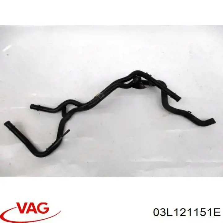 Przewód (króciec) układu chłodzenia VAG 03L121151E cena, od 89,04 USD