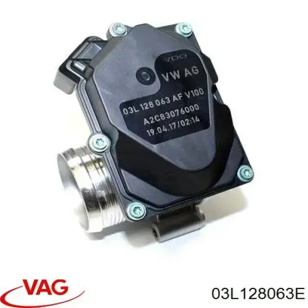 Przepustnica, komplet VAG 03L128063E cena, od 74,91 USD