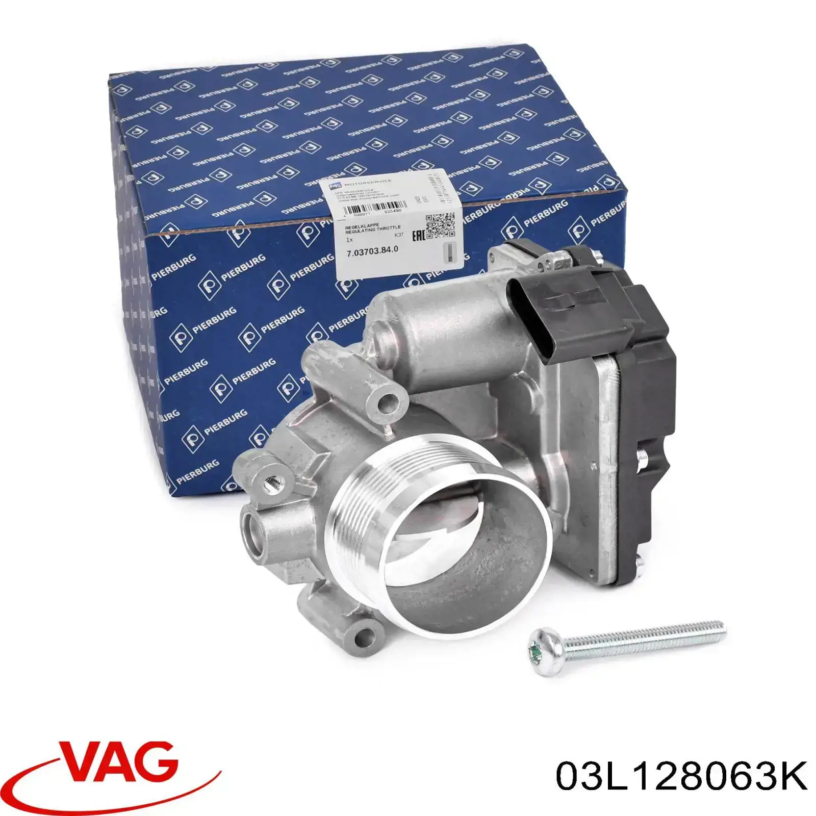 Przepustnica, komplet 03L128063K VAG