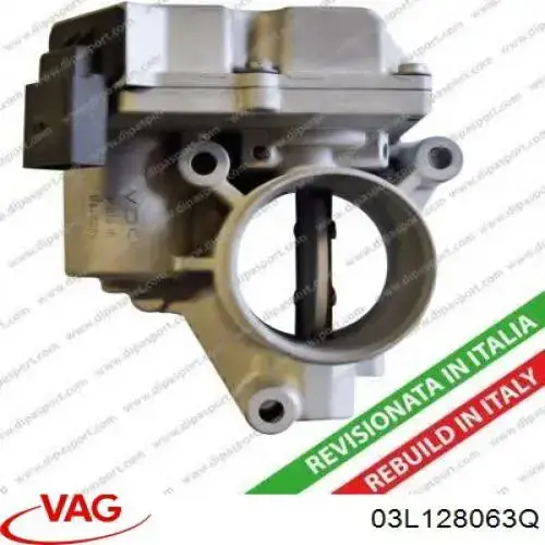 Przepustnica, komplet 03L128063Q VAG