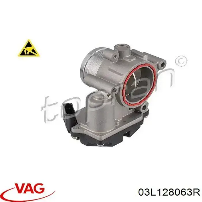 Przepustnica, komplet 03L128063R VAG