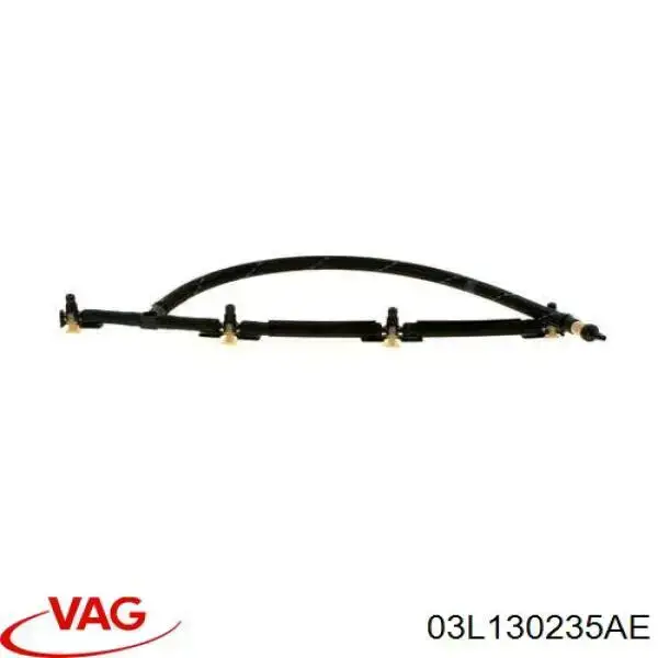 Rurka paliwa, zwrotna od wtryskiwaczy VAG 03L130235AE cena, od 34,30 USD
