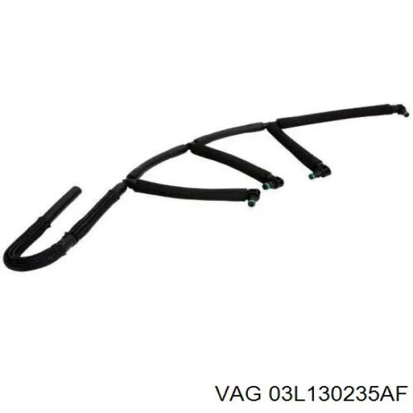 Rurka paliwa, zwrotna od wtryskiwaczy VAG 03L130235AF
