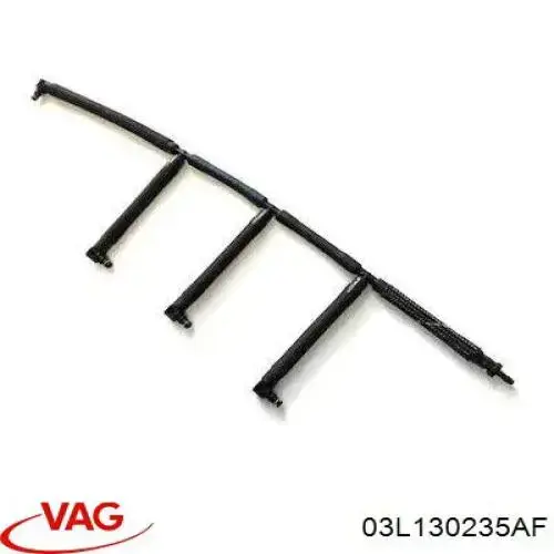 Rurka paliwa, zwrotna od wtryskiwaczy VAG 03L130235AF cena, od 55,85 USD