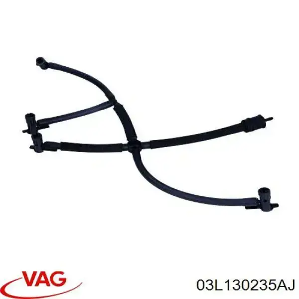 Rurka paliwa, zwrotna od wtryskiwaczy VAG 03L130235D cena, od 43,07 USD