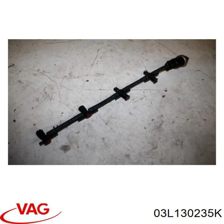 03L130235K VAG Rurka paliwa, zwrotna od wtryskiwaczy