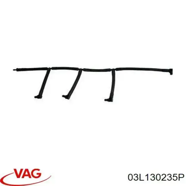 Rurka paliwa, zwrotna od wtryskiwaczy VAG 03L130235P cena, od 26,38 USD