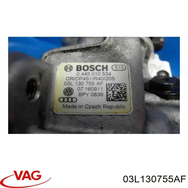 Pompa wtryskowa wysokiego ciśnienia VAG 03L130755AF cena, od 475,02 USD