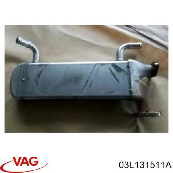 Do koszyka 03L131511A VAG Chłodnica układu recyrkulacji spalin EGR