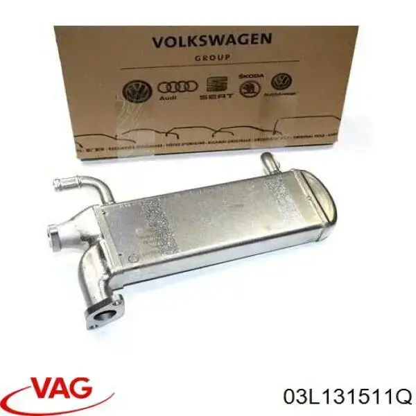 Chłodnica układu recyrkulacji spalin EGR VAG 03L131511Q cena, od 193,83 USD
