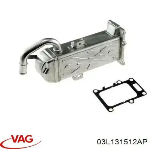 03L131512AP VAG Chłodnica układu recyrkulacji spalin EGR