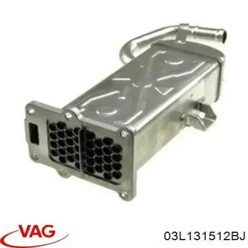 Chłodnica układu recyrkulacji spalin EGR VAG 03L131512BJ cena, od 97,05 USD