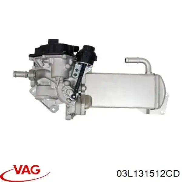 Do koszyka 03L131512CD VAG Chłodnica układu recyrkulacji spalin EGR