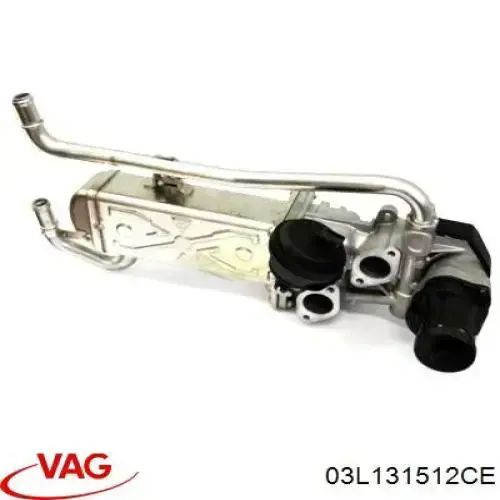 03L131512CE VAG Chłodnica układu recyrkulacji spalin EGR