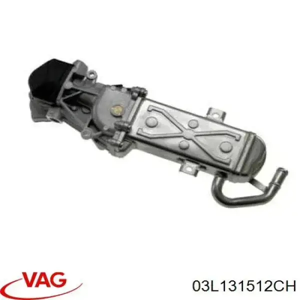Chłodnica układu recyrkulacji spalin EGR VAG 03L131512CH cena, od 8,51 USD