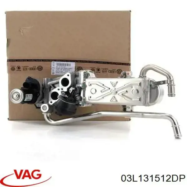 Chłodnica układu recyrkulacji spalin EGR VAG 03L131512DP cena, od 107,26 USD