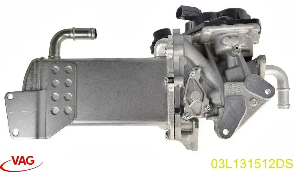 Chłodnica układu recyrkulacji spalin EGR VAG 03L131512DS cena, od 220,59 USD