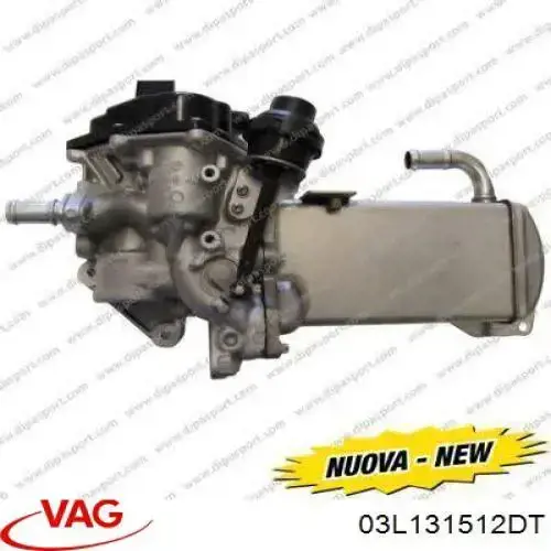 03L131512DT VAG Chłodnica układu recyrkulacji spalin EGR