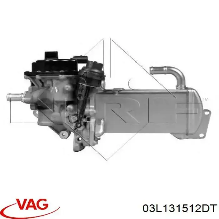 Chłodnica układu recyrkulacji spalin EGR VAG 03L131512DT cena, od 204,69 USD