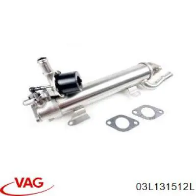 Chłodnica układu recyrkulacji spalin EGR VAG 03L131512L cena, od 165,54 USD