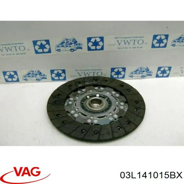 Zestaw sprzęgła (3 części) VAG 03L141015BX cena, od 192,74 USD