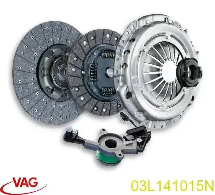 03L141015N VAG Zestaw sprzęgła (3 części)