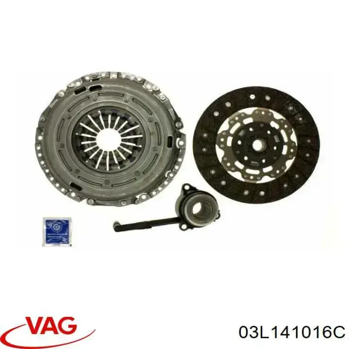 Zestaw sprzęgła (3 części) VAG 03L141016C cena, od 191,89 USD