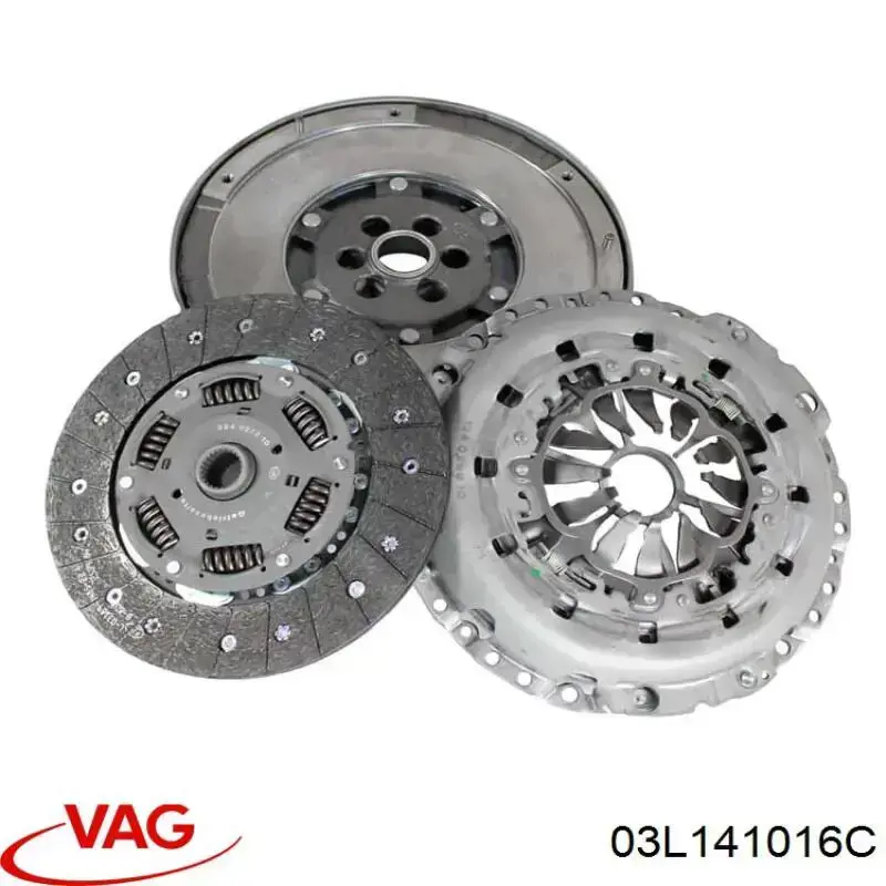 Do koszyka 03L141016C VAG Zestaw sprzęgła (3 części)