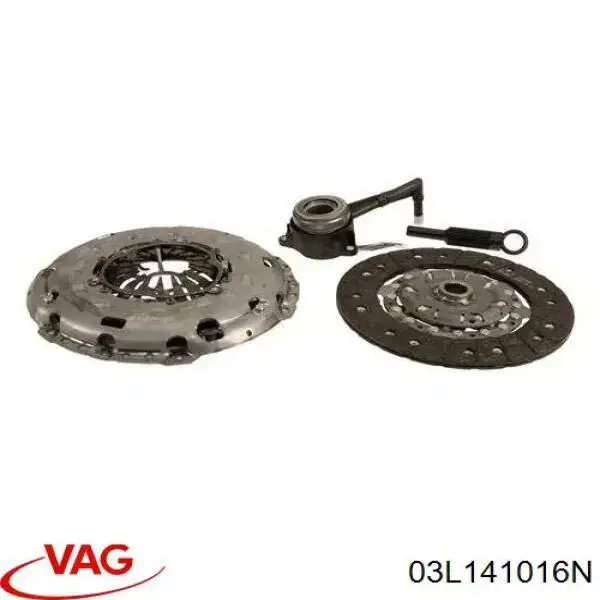 03L141016N VAG Zestaw sprzęgła (3 części)