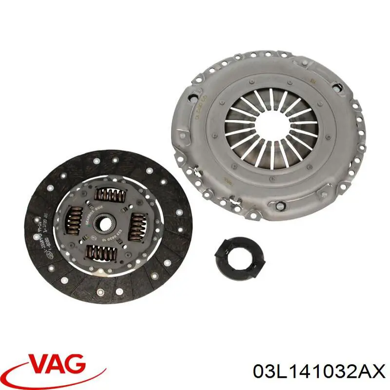 Tarcza sprzęgła VAG 03L141032AX cena, od 121,36 USD