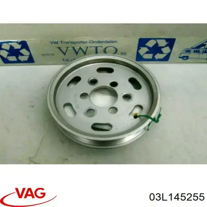 Do koszyka 03L145255 VAG Koło pasowe pompy wspomagania hydraulicznego
