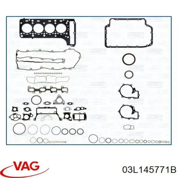 03L145771B VAG rurka (przewód dopływu oleju do turbiny)