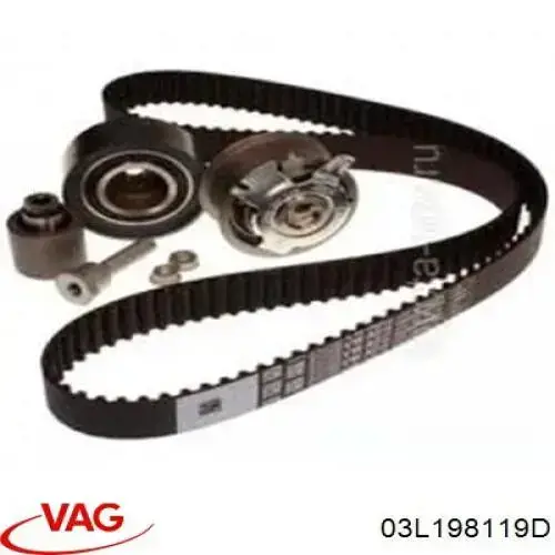 03L198119D VAG Pasek rozrządu, zestaw