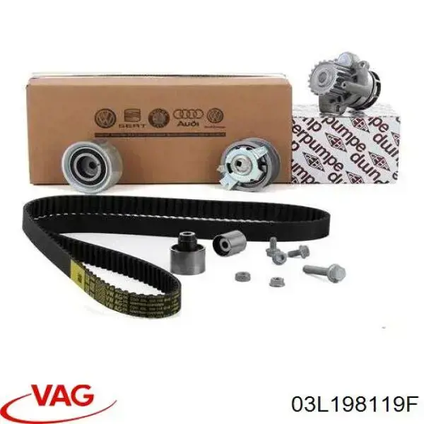Do koszyka 03L198119F VAG Pasek rozrządu, zestaw