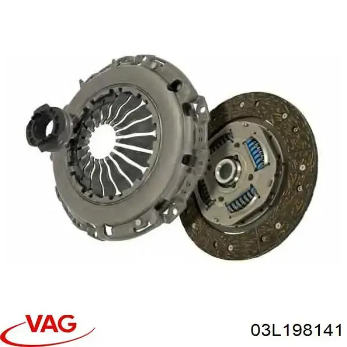 03L198141 VAG Zestaw sprzęgła (3 części)