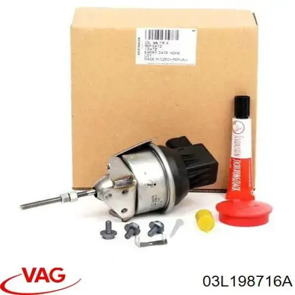 Zawór (aktuator) sterowania turbiną VAG 03L198716A cena, od 145,29 USD