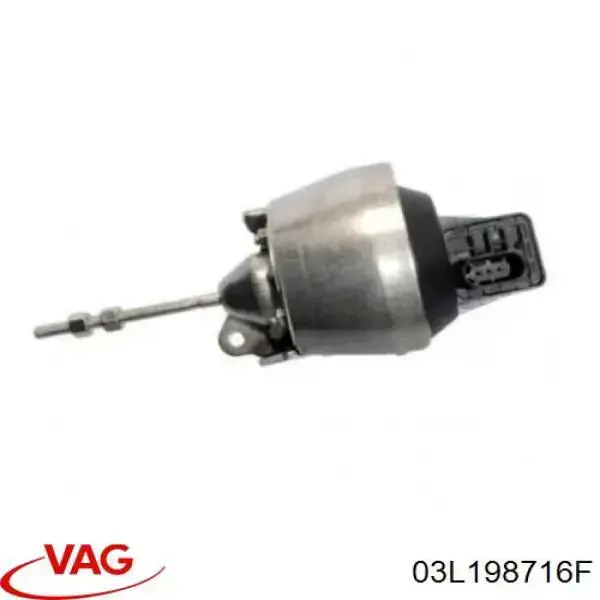  Zawór (aktuator) sterowania turbiną Volkswagen Polo 5