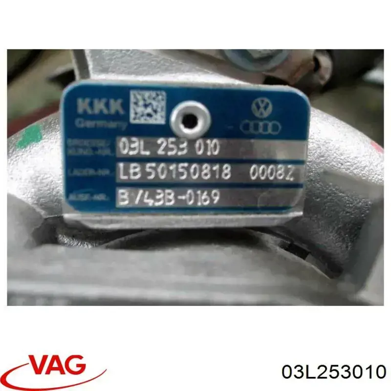 Turbina VAG 03L253010 cena, od 530,77 USD