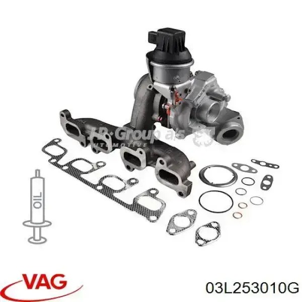 Turbina VAG 03L253010G cena, od 510,70 USD