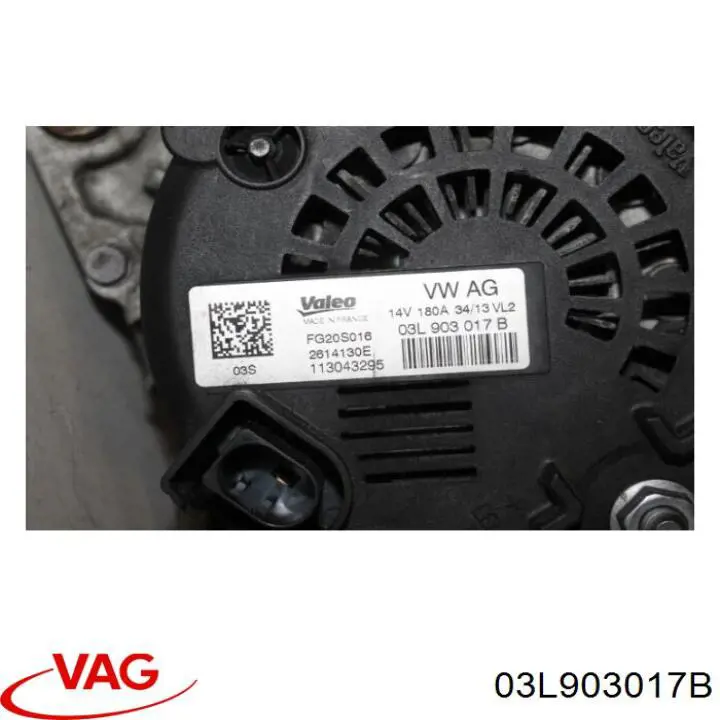 03L903016AV VAG alternator