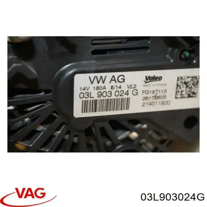 Alternator VAG 03L903024G