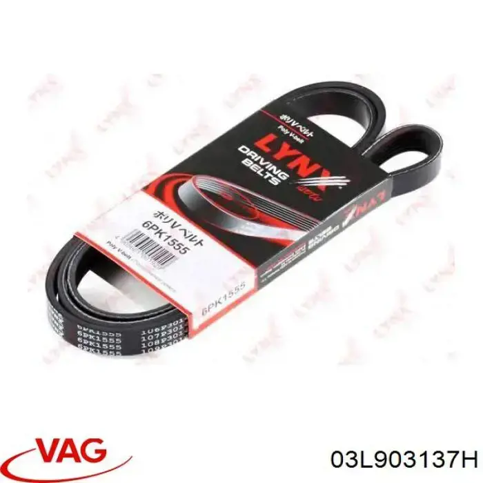 03L903137H VAG Pas napędowy mechanizmów
