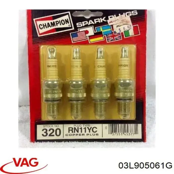 Świeca żarowa VAG 03L905061G cena, od 210,80 USD